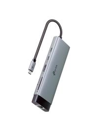 TP-LINK UH9120C 9 PORT 4K 60Hz HDMI Gigabit RJ45 Port, 100W Hızlı Şarj, SD ve MicroSD Kart Yuvası, 5Gbps USB-C HUB